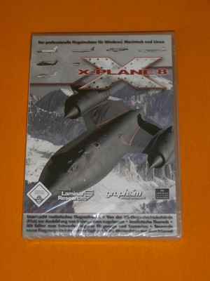 X-Plane 8 PC Spiel Flugzeug Flugsimulator FLIGHT SIMULATOR MAC Linux Deutsch NEU