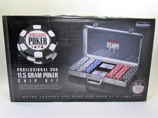 WSOP Professional 300 11.5 gram Poker Chip Set Aluminum Case
