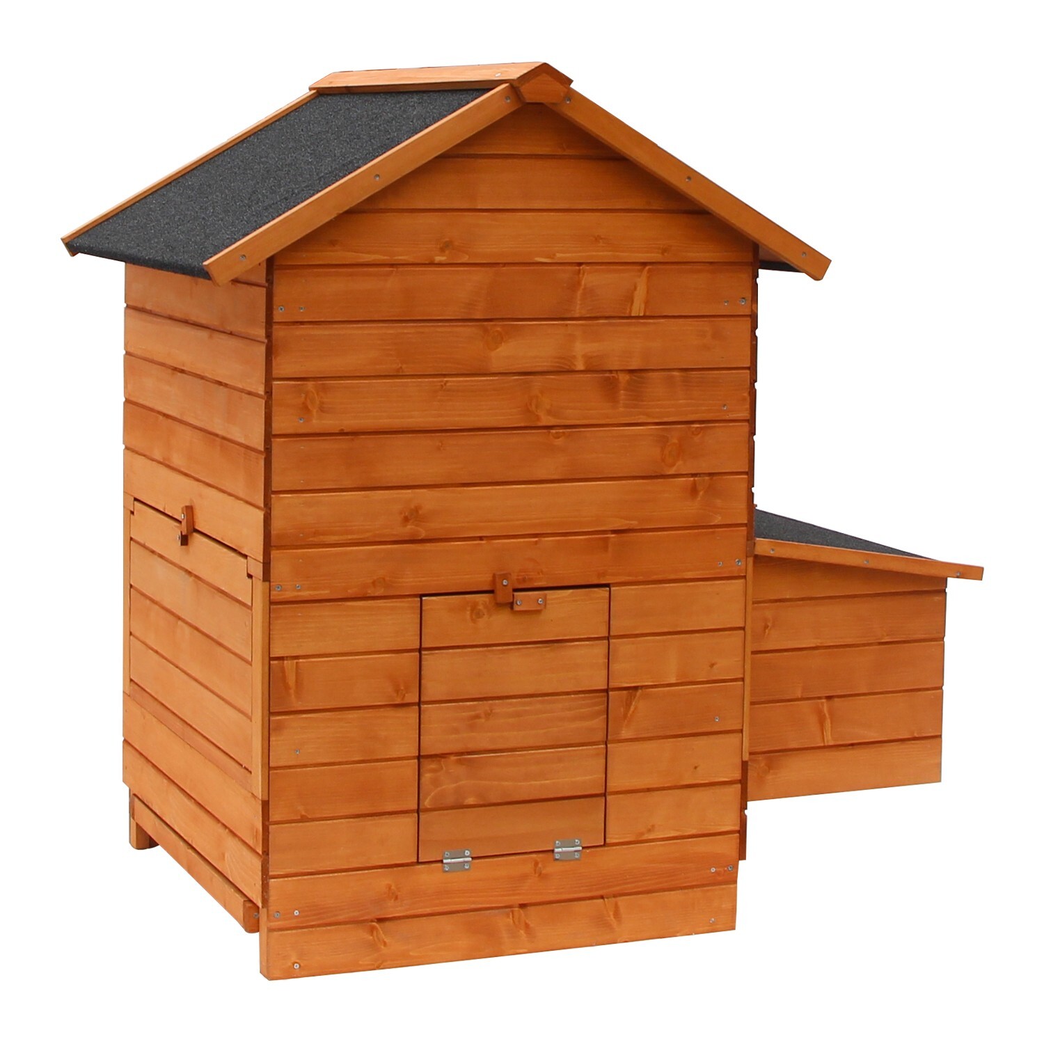 Wooden Chicken Coop Outdoor Large Hen House w/ Nesting Box Poultry Cage 760932417986 eBay