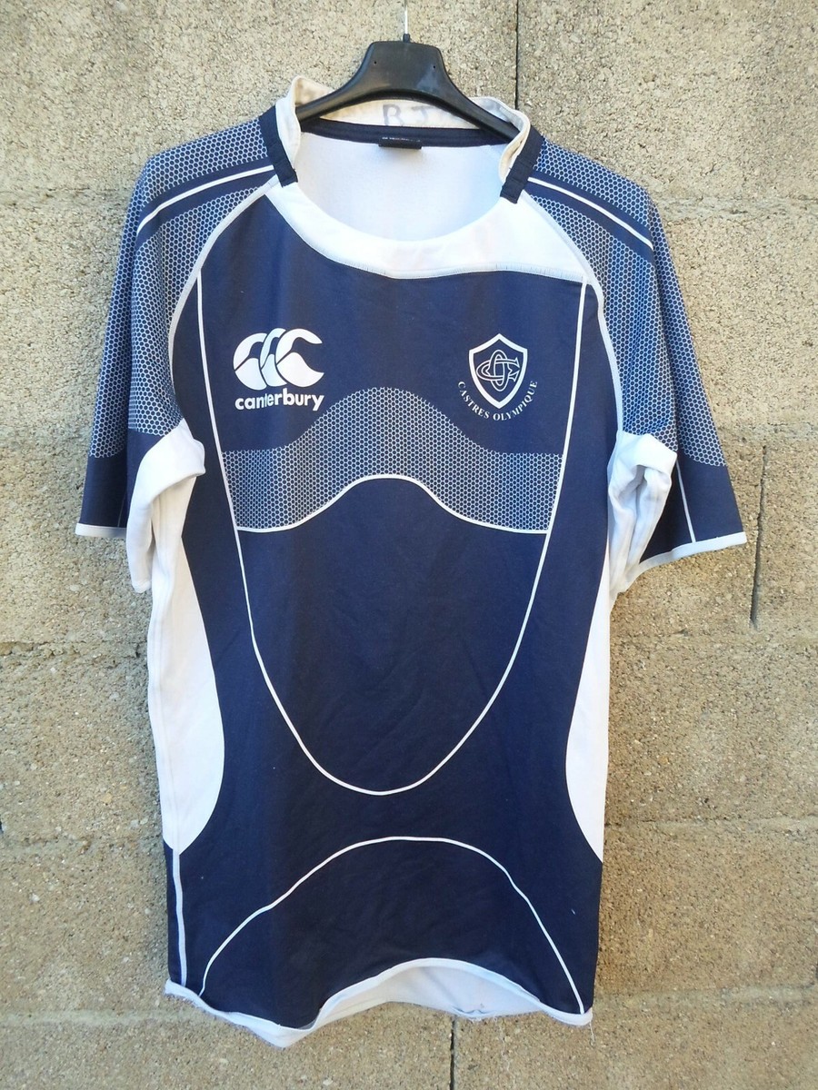 Maillot De Rugby Castres Olympique - N°8 - Canterbury - Bleu - Taille XL - Porté