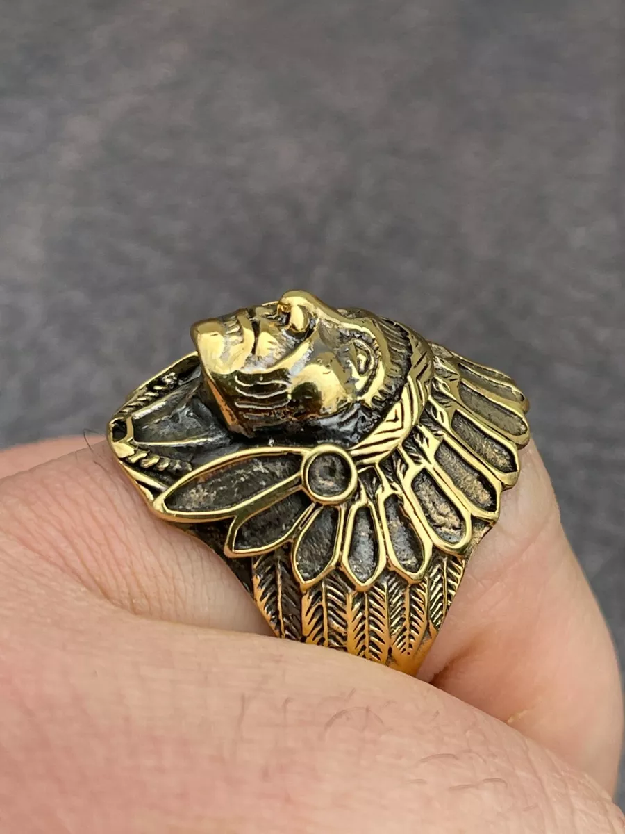 Mens indian outlet head ring