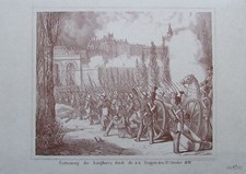 ERST&Uuml;RMUNG DES BURGTHORES DURCH DIE K.K. TRUPPEN Revolution 1848 Faksimile