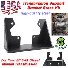 For Ford ZF 5-42 Diesel Manual Transmission Support Bracket Brace Black Steel US