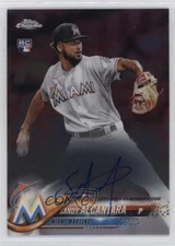 2018 Topps Chrome Rookie Auto Sandy Alcantara #RA-SA Auto RC