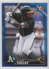 2016 Bowman Draft Draft Picks Blue 133/150 JaVon Shelby #BD-21 1u0
