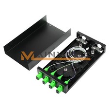 Fiber optic terminal box 4 core Desktop type SC /APC with adapter pigtail 4 Port
