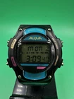 Vintage Timex Acqua Mens Watch Blue/Black LCD Indiglo Alarm Chrono New Battery