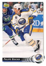 Philippe Boucher 1992-93 Upper Deck #484 Buffalo Sabres Hockey