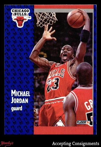 1991-92 Fleer #29 Michael Jordan CHICAGO BULLS HOF