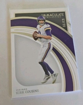 2022 Immaculate Kirk Cousins parallel 63/99 VIKINGS 