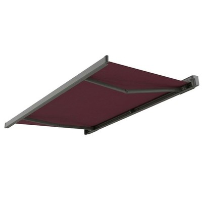 Spettmann SUNLITE Vollkassettenmarkise 400x300 cm Funkmotor LED Bordeaux