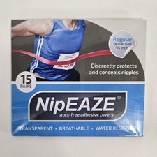 NipEase Nipple Covers Transparent Breathable 15 Pairs Runners Joggers New