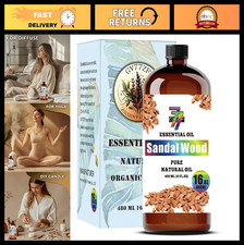 Sandalwood Essential Oil 16 oz - Aromatherapy, Diffusers, Home Baths, DIY Soaps