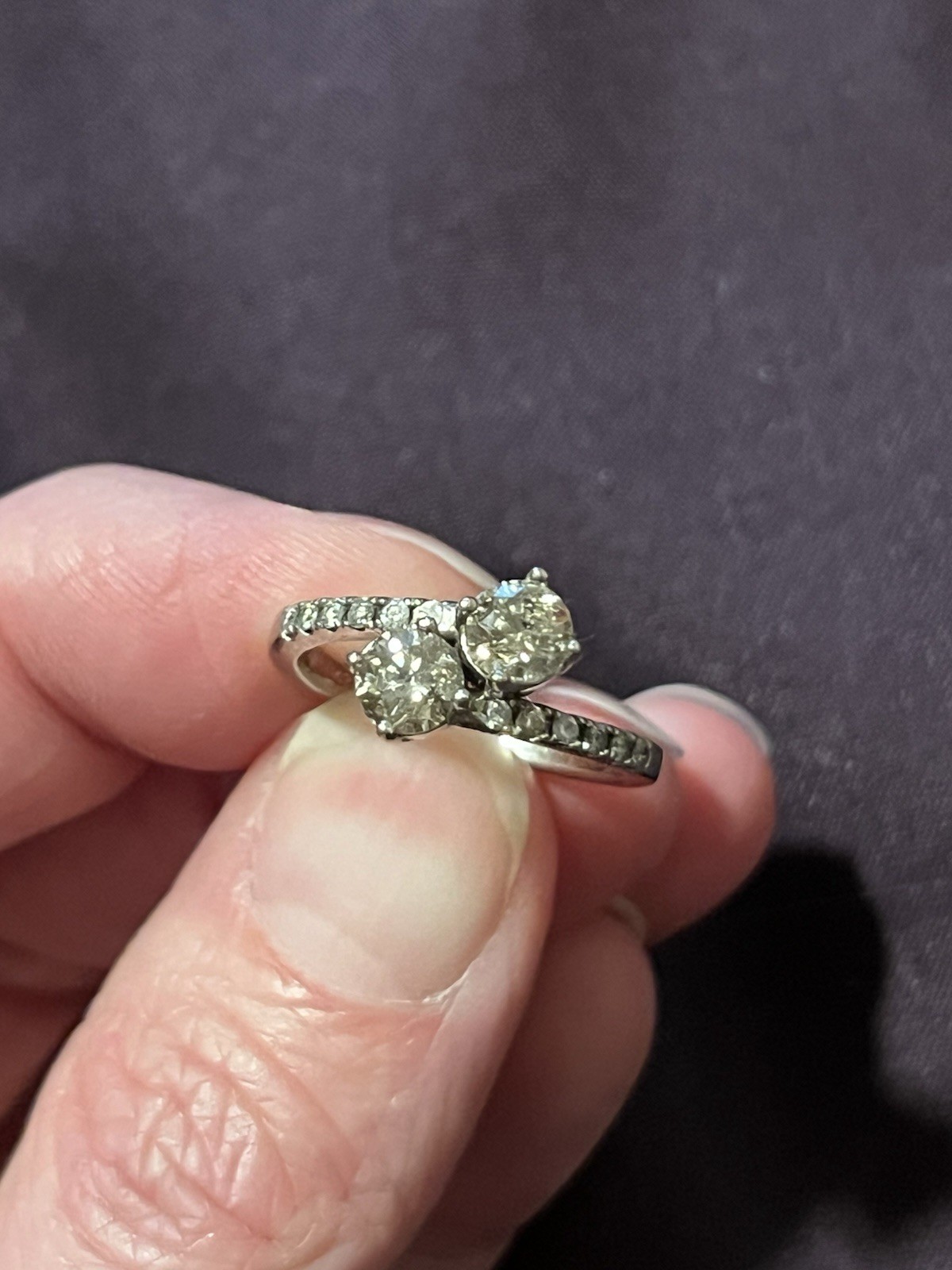 Double Diamond Ring - image 2