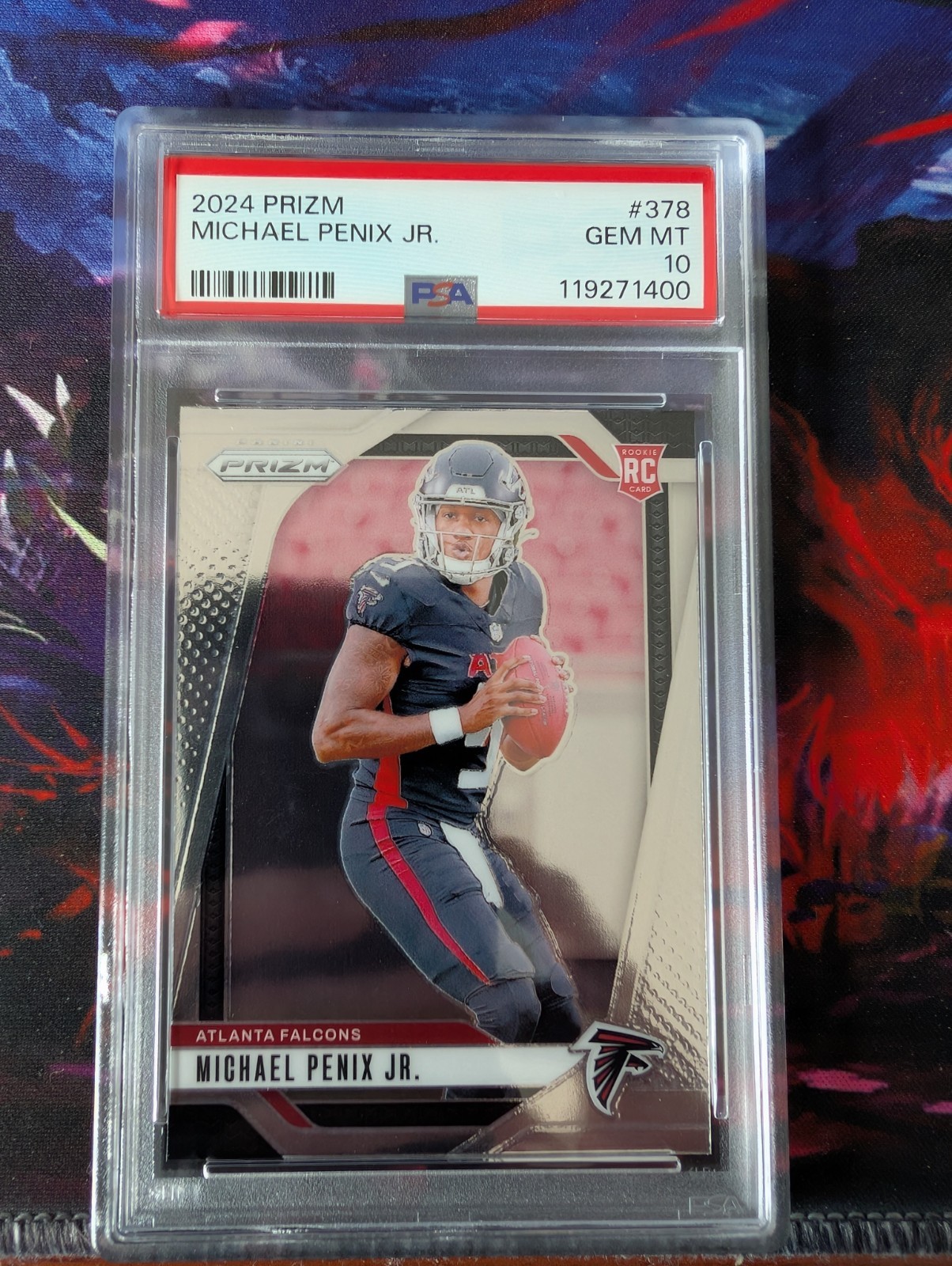 Michael Penix Panini Prizm #378 Base