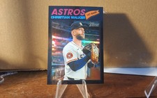 2026 TOPPS HERITAGE CHRISTIAN WALKER BLACK REFACTOR #/77 SHORT PRINT