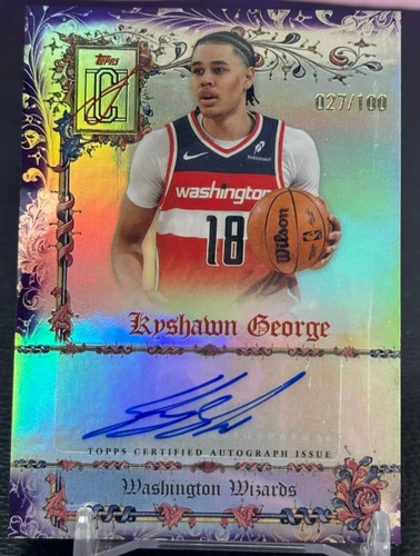 2025 Topps Signature Kyshawn George Purple (RAW)