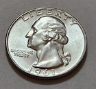 1961 Washington Quarter 90% Silver       (X79)