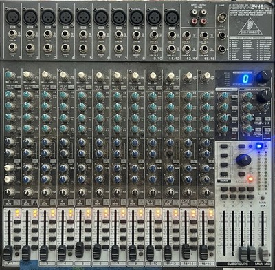 BEHRINGER XENYX 2442FX BUS MIXING CONSOLE MULTI FX Please Read Description