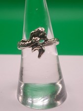 Silver Ring Mermaid Kids Ring Size 6 1/2 Item 114