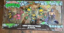 TMNT PLAYMATES 1988 Remastered 6 Pack Leo Don Mike Raph Splinter Shredder READ