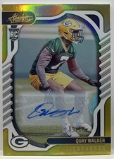 2022 Absolute Quay Walker Signature Rookie RC Spectrum Gold Auto #9/10 Packers