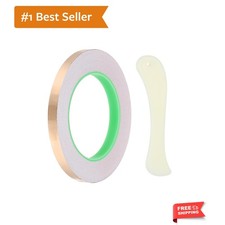 36 Yard 3/8 Inch Copper Foil Tape,1 Roll Copper Tape with Conductive Stained ...