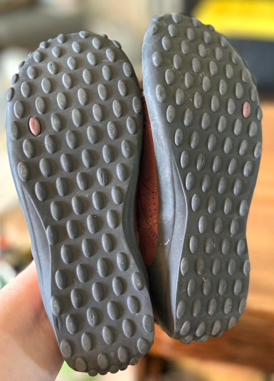 SAOLA Sneakers Privo slip on trekking suola gomma rosso mattone nabuk donna taglia 6