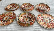 Melamine 6-Dinner Plates 4-salad Bowls By Threshold Target Bright Floral