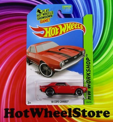 2014  Hot Wheels   Red    '68 COPO CAMARO   Then and Now #224   HW68-050126