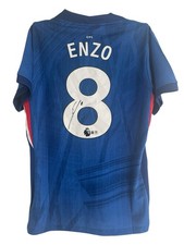 Maglia firmata Enzo Fernandez Chelsea COA & PROOF *autenticazione certificato ACG* RARA
