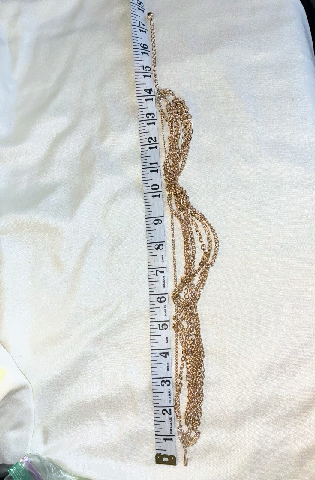 Layered gold statement necklace #festivalvibes mi… - image 3