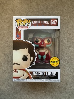 Funko Pop Nacho Libre 647 CHASE Mexican Wrestling AAA CMLL Lucha WWE AEW