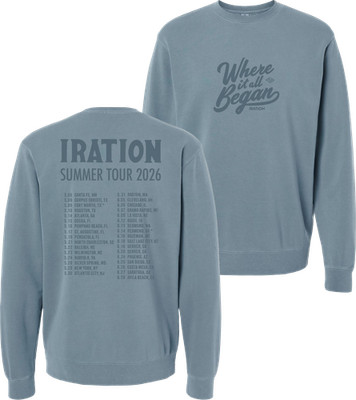 Iration Where It All Began Tour Unisex Crewneck Sweatshirt