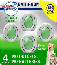 Febreze Multicolor Bathroom Air Freshener, Odor-Fighting, Plug in Alternative, A