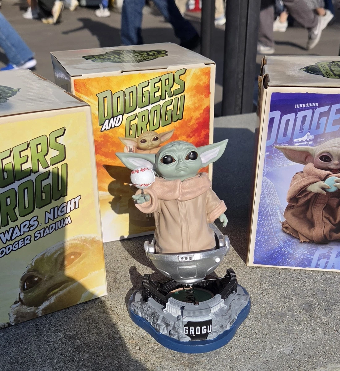 Dodgers Star Wars Grogu Bobblehead SGA 5/14/2026 Baby Yoda | eBay