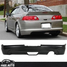 Fits 02-04 Acura Rsx Rear Lower Bumper Lip Diffuser Spoiler Kit Mugen Style Pu Fits 02-04 Acura Rsx Rear Lower Bumper Lip Diffuser Spoiler Kit Mugen Style Pu