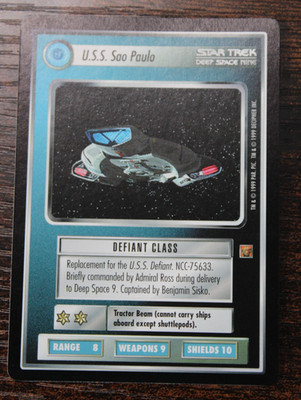 Star Trek CCG - Rules of Acquisition - U.S.S. Sao Paulo
