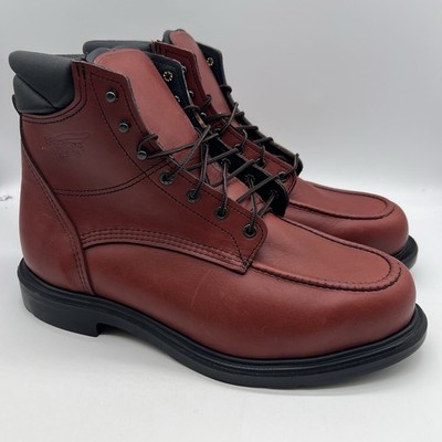 Red Wing Shoes SuperSole 6 Inch Soft Toe Boot Leather Men's Sz 12 Style 202