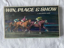 Vintage 1966 Win Place & Show 3M Sports Board Game