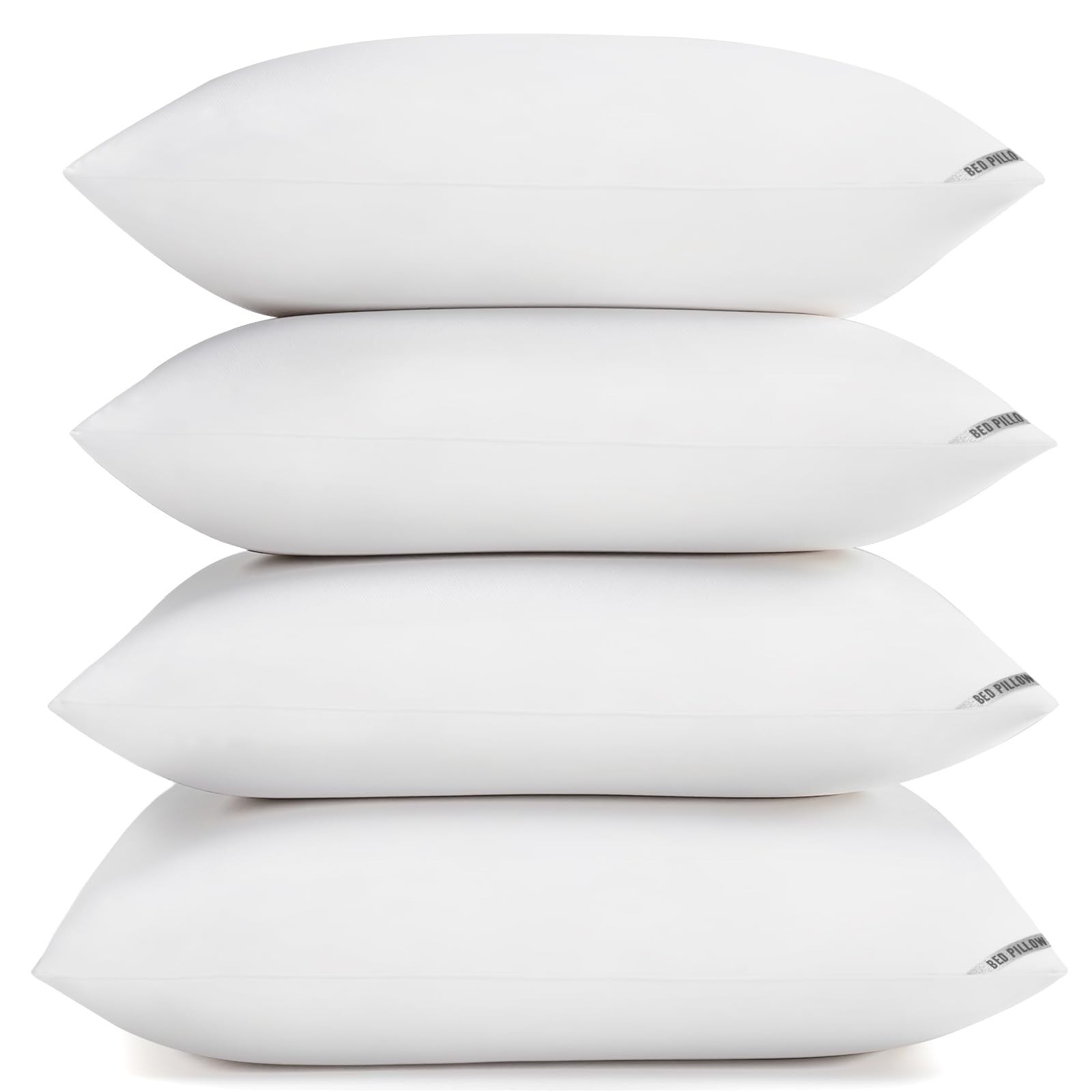 For Sleeping 4 Pack,bed Pillows Queen Size Set Of 4,down...