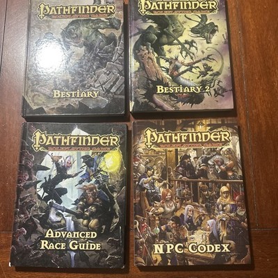 Pathfinder 2e Advanced Race Guide, NPC Kodex, Bestiary And Bestiary 2