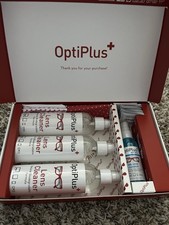OptiPlus Lens Cleaner  XL Premium Microfiber Cloth Pre-Pack 24oz  2oz Gel 