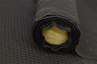 JAPANESE VINTAGE KIMONO SILK FABRIC BOLT CLOTH TANMONO REMAKE BLACK 7mt3865