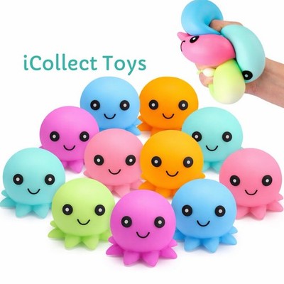VIRAL Squishy Octopus 2  Squishy Fidget Toy Sea Ocean Animal [x1 PURPLE]