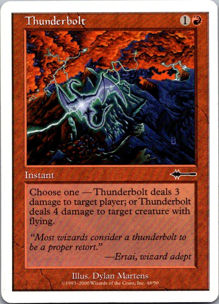 Thunderbolt 48 Common Beatdown Box Set Magic: The Gathering Near Mint