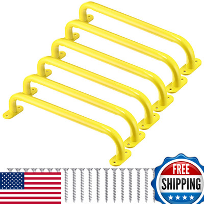 Zonon 6 Pcs Safety Playground Handles Swing Set Metal Monkey Bars Indoor