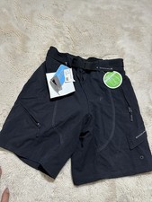 Endura Humvee Shorts Women  s S Padded Ripstop 9  Inseam Belted Cargo Cycling NWT
