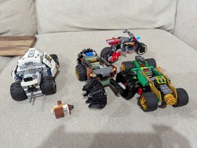 Lego Ninjago Set LOT 70588 Tumbler 70502 Cole's Driller 71763 Most Complete+Free