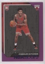 2018-19 Panini NBA Hoops Purple Chandler Hutchison #257 0a3